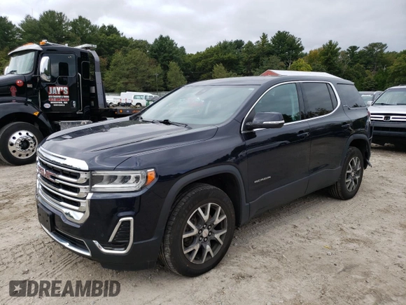 2021 GMC Acadia SLE with VIN 1GKKNRL49MZ143919, listed as a Copart auction lot 72764194 with 80,819 mi miles and Salvage Title. Bid and sale history available at carsss.com. Image 1.