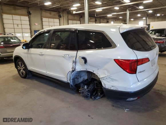 2018 Honda Pilot EX-L with VIN 5FNYF6H5XJB061461, listed as a Copart auction lot 48563155 with 107,263 mi miles and Salvage Title. Bid and sale history available at carsss.com. Image 2.