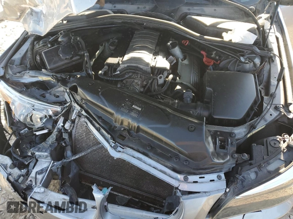 2005 BMW 5 Series 545i with VIN WBANB33575CN66751, listed as a Copart auction lot 49943644 with Not Provided miles and Salvage Title. Bid and sale history available at carsss.com. Image 11.