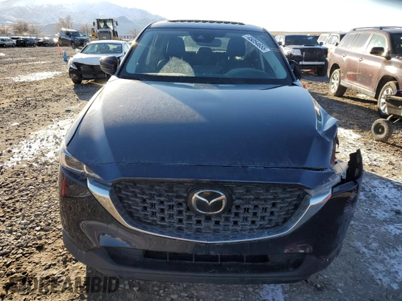 2022 Mazda CX-5 2.5 S Preferred Package with VIN JM3KFBCM0N1591439, listed as a Copart auction lot 45054655 with 56,498 mi miles and Salvage Title. Bid and sale history available at carsss.com. Image 5.