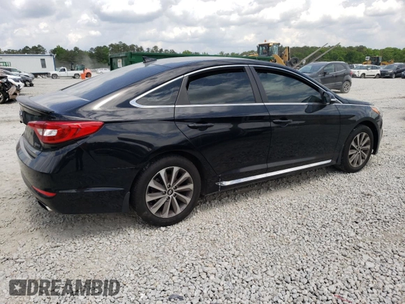 2015 Hyundai Sonata 2.4L Sport with VIN 5NPE34AF9FH061091, listed as a Copart auction lot 54510155 with 233,664 mi miles and Clean Title. Bid and sale history available at carsss.com. Image 3.