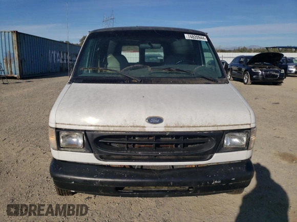 1999 Ford Econoline Cargo with VIN 1FTRE1424XHB23967, listed as a Copart auction lot 74820944 with 155,257 mi miles and Clean Title. Bid and sale history available at carsss.com. Image 5.