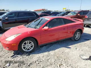 2003 Toyota Celica GT with VIN JTDDR32T230149630, listed as a Copart auction lot 74077064 with 234,621 mi miles and Salvage Title. Bid and sale history available at carsss.com. Image 1.