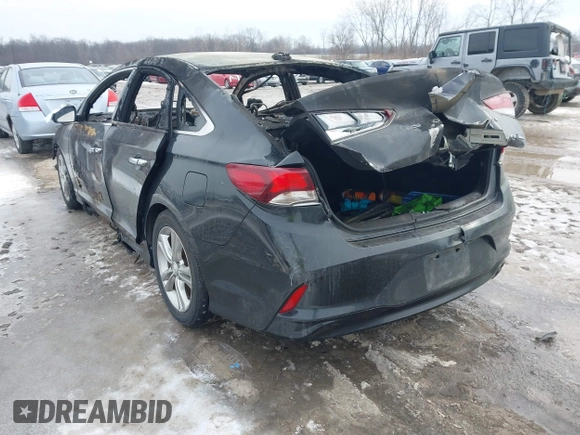 2018 Hyundai Sonata Limited with VIN 5NPE34AF2JH632400, listed as a IAAI auction lot 41553620 with Not Provided miles. Bid and sale history available at carsss.com. Image 3.
