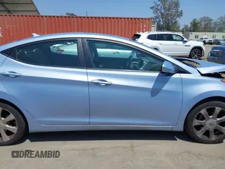 2012 Hyundai Elantra Limited with VIN KMHDH4AE5CU464938, listed as a IAAI auction lot 42572413 with 181,076 mi miles and . Bid and sale history available at DreamBid. Image 13.