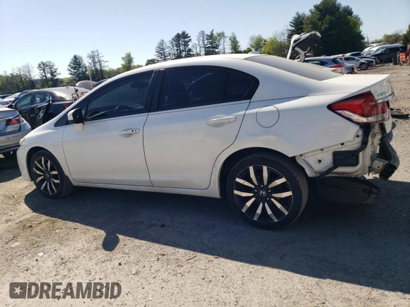 2014 Honda Civic EX-L with VIN 19XFB2F96EE200188, listed as a Copart auction lot 54687825 with 152,439 mi miles and Salvage Title. Bid and sale history available at DreamBid. Image 2.