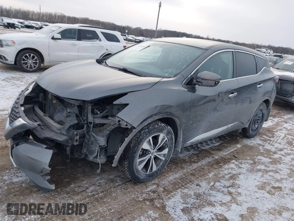 2019 Nissan Murano SL with VIN 5N1AZ2MSXKN166867, listed as a IAAI auction lot 41281068 with 107,219 mi miles and . Bid and sale history available at DreamBid. Image 17.