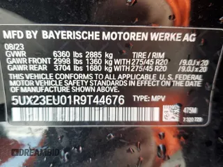 2024 BMW X5 xDrive40i z VIN 5UX23EU01R9T44676, wystawiony jako Copart lot #57216555 z przebiegiem Nie podano mil oraz Tytuł czysty. Historia ofert i sprzedaży dostępna na DreamBid. Obrazek 13.
