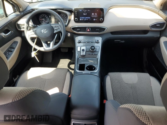 2022 Hyundai Santa Fe SEL with VIN 5NMS24AJ9NH460931, listed as a Copart auction lot 54148015 with 29,139 mi miles and Salvage Title. Bid and sale history available at DreamBid. Image 8.