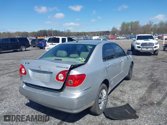 2007 Toyota Corolla CE with VIN 1NXBR32E67Z885036, listed as a IAAI auction lot 41983140 with 204,502 mi miles and . Bid and sale history available at DreamBid. Image 4.