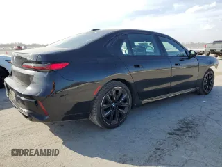 2024 BMW 7 Series 760i xDrive with VIN WBA33EJ00RCS16956, listed as a Copart auction lot 48790845 with 9,958 mi miles and Salvage title. Bid and sale history available at DreamBid. Image 3.