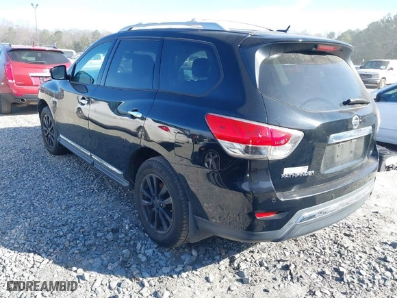 2013 Nissan Pathfinder SL with VIN 5N1AR2MN5DC602176, listed as a IAAI auction lot 41707529 with 218962 miles. Bid and sale history available at carsss.com. Image 3.