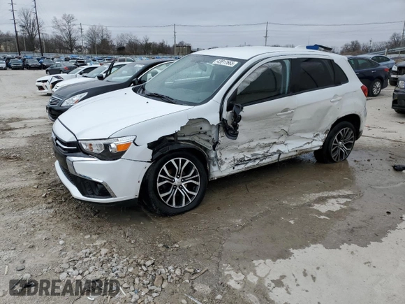 2019 Mitsubishi Outlander ES with VIN JA4AP3AU2KU031906, listed as a Copart auction lot 43917665 with 73,257 mi miles and Non repairable. Bid and sale history available at DreamBid. Image 1.
