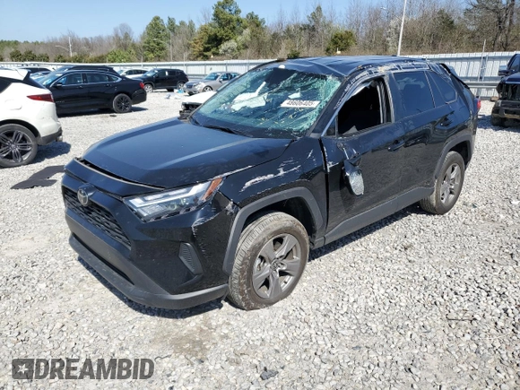 2024 Toyota RAV4 XLE with VIN 2T3P1RFV9RC399858, listed as a Copart auction lot 48606405 with 22,669 mi miles and Salvage Title. Bid and sale history available at carsss.com. Image 1.