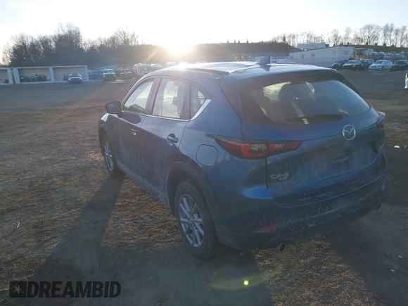 2023 Mazda CX-5 2.5 S with VIN JM3KFBAM4P0137853, listed as a IAAI auction lot 41530569 with 22,149 mi miles. Bid and sale history available at carsss.com. Image 3.