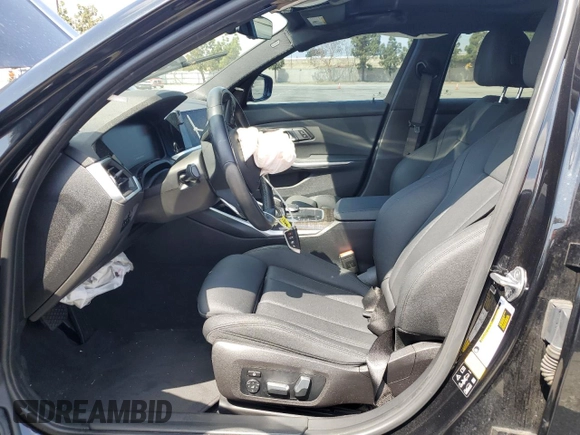 2020 BMW 3 Series 330i xDrive with VIN 3MW5R7J05L8B18216, listed as a Copart auction lot 54901945 with 47,802 mi miles and Salvage Title. Bid and sale history available at DreamBid. Image 7.