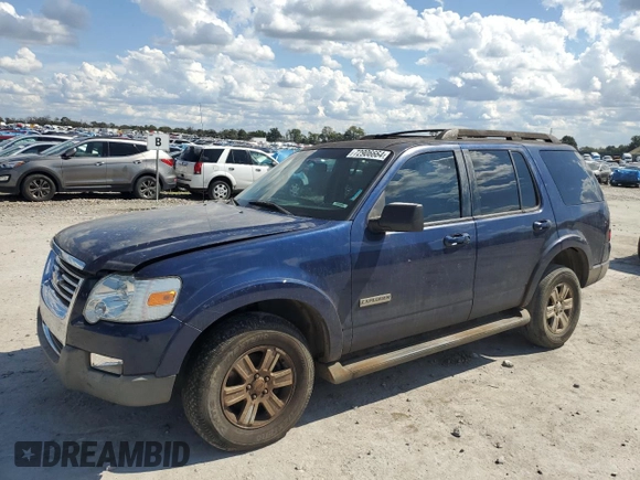 2008 Ford Explorer XLT with VIN 1FMEU73E28UA59495, listed as a Copart auction lot 72906664 with 250,312 mi miles and Salvage Title. Bid and sale history available at carsss.com. Image 1.