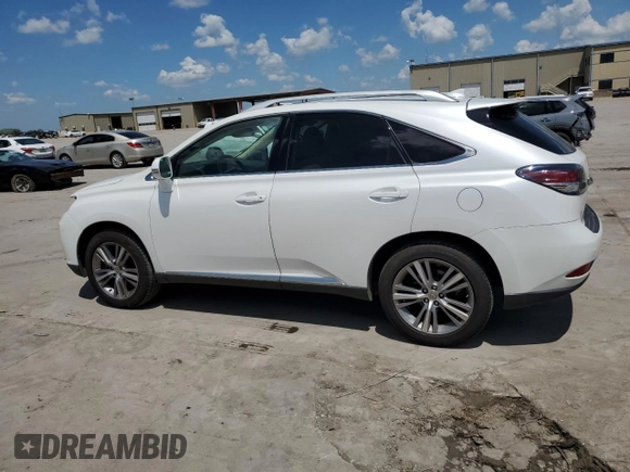 2015 Lexus RX 350 with VIN 2T2ZK1BA0FC197968, listed as a Copart auction lot 53550905 with 90,433 mi miles and Salvage Title. Bid and sale history available at carsss.com. Image 2.
