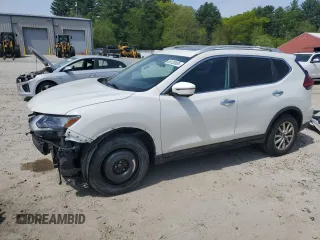 2017 Nissan Rogue S with VIN 5N1AT2MV1HC824267, listed as a Copart auction lot 56125695 with 76,327 mi miles and Salvage title. Bid and sale history available at DreamBid. Image 1.
