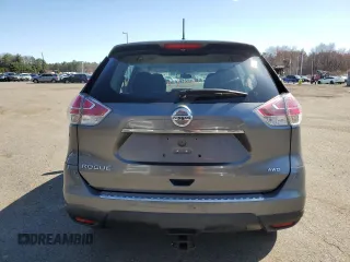 2015 Nissan Rogue S with VIN KNMAT2MV4FP523213, listed as a Copart auction lot 52674065 with 131,037 mi miles and Salvage Title. Bid and sale history available at DreamBid. Image 6.