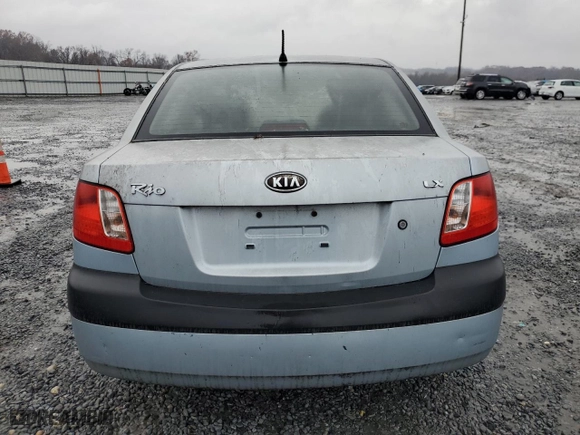2008 Kia Rio LX with VIN KNADE123986411855, listed as a Copart auction lot 84085024 with 62,562 mi miles and Clean Title. Bid and sale history available at carsss.com. Image 6.