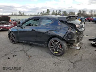 2020 Hyundai Veloster N with VIN KMHT36AH1LU006202, listed as a Copart auction lot 83087144 with 48,935 mi miles and Salvage Title. Bid and sale history available at carsss.com. Image 2.