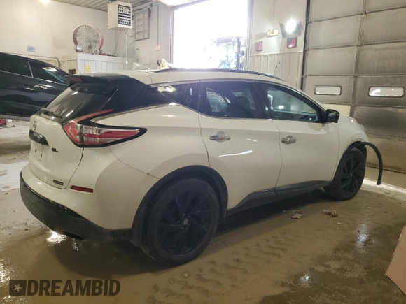 2018 Nissan Murano S with VIN 5N1AZ2MG7JN112758, listed as a Copart auction lot 86631664 with 106,486 mi miles and Salvage Title. Bid and sale history available at DreamBid. Image 3.