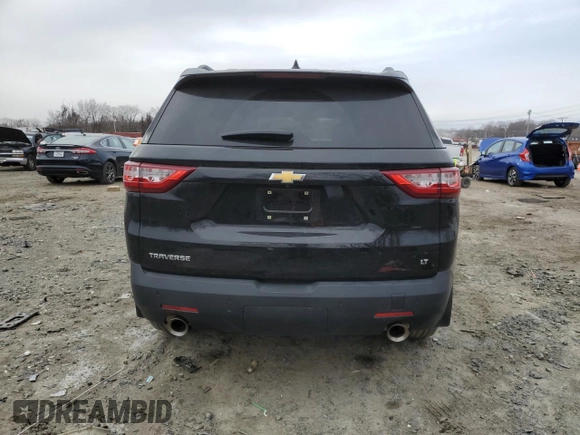 2019 Chevrolet Traverse LT Cloth with VIN 1GNERGKW4KJ125125, listed as a Copart auction lot 45719905 with 55,281 mi miles and Salvage Title. Bid and sale history available at carsss.com. Image 6.