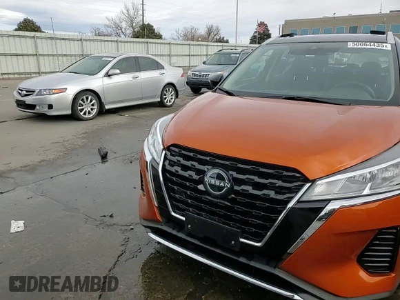 2024 Nissan Kicks SV with VIN 3N1CP5CV3RL480759, listed as a Copart auction lot 50064435 with 16,260 mi miles and Salvage Title. Bid and sale history available at DreamBid. Image 15.