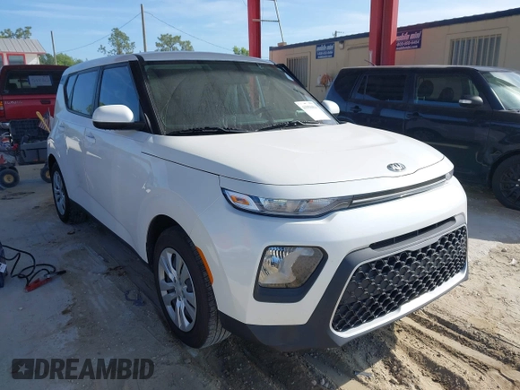 2020 Kia Soul S with VIN KNDJ23AU0L7703479, listed as a IAAI auction lot 41956064 with 18,606 mi miles. Bid and sale history available at carsss.com. Image 1.
