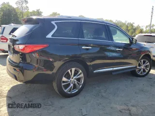 2013 Infiniti JX35 with VIN 5N1AL0MN0DC345790, listed as a Copart auction lot 74954564 with 184,795 mi miles and Clean Title. Bid and sale history available at carsss.com. Image 3.