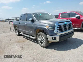 2021 Toyota Tundra Limited with VIN 5TFHY5F19MX015327, listed as a IAAI auction lot 42066923 with Not provided miles and . Bid and sale history available at DreamBid. Image 1.