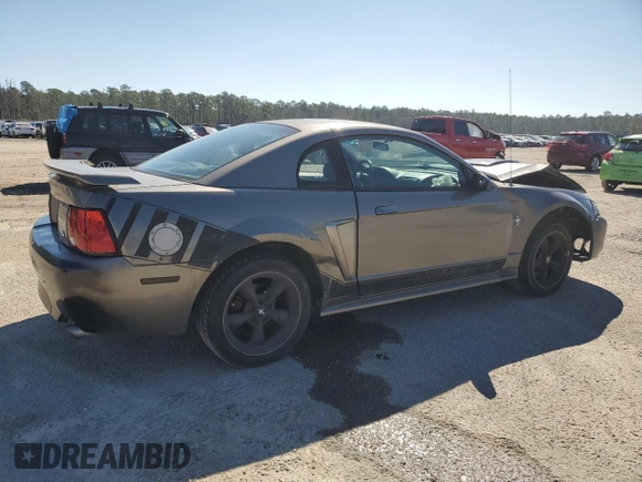 2002 Ford Mustang GT Deluxe with VIN 1FAFP42X82F110419, listed as a Copart auction lot 45711775 with 186,788 mi miles and Salvage Title. Bid and sale history available at carsss.com. Image 3.