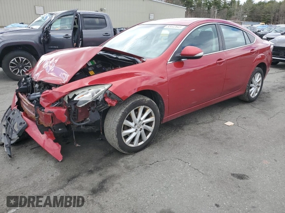 2012 Mazda 6 i Touring Plus with VIN 1YVHZ8EH0C5M24091, listed as a Copart auction lot 53442645 with 216,706 mi miles and Salvage Title. Bid and sale history available at carsss.com. Image 1.
