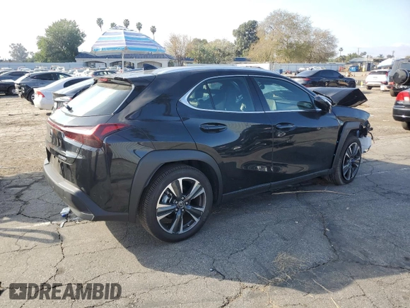 2024 Lexus UX with VIN JTHX6JBH6R2189274, listed as a Copart auction lot 43121085 with 999,999 mi miles and Clean Title. Bid and sale history available at carsss.com. Image 3.