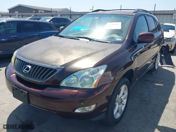 2008 Lexus RX 350 with VIN JTJGK31U789850921, listed as a IAAI auction lot 41676196 with 199,320 mi miles. Bid and sale history available at carsss.com. Image 2.