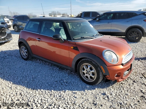 2012 MINI Cooper Hardtop with VIN WMWSU3C58CT260698, listed as a Copart auction lot 41513055 with 104,464 mi miles and Salvage Title. Bid and sale history available at carsss.com. Image 4.