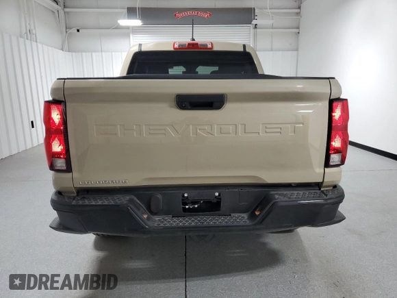 2024 Chevrolet Colorado 2WD Work Truck with VIN 1GCGSBEC1R1145420, listed as a Copart auction lot 55925265 with 12,507 mi miles and Clean Title. Bid and sale history available at DreamBid. Image 6.