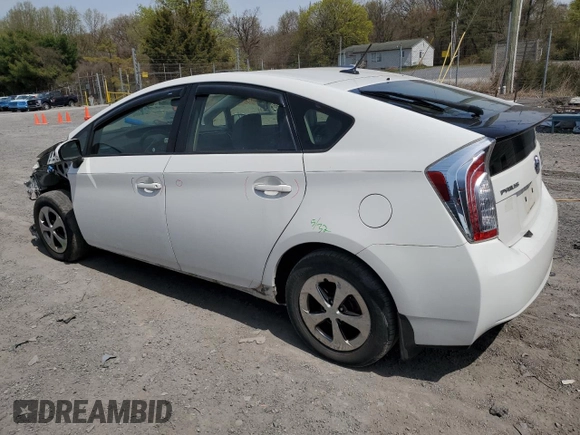2015 Toyota Prius Four with VIN JTDKN3DU8F1957696, listed as a Copart auction lot 53691545 with 161,776 mi miles and Salvage Title. Bid and sale history available at DreamBid. Image 2.
