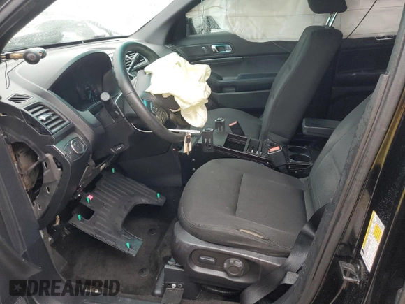 2016 Ford Utility Police Interceptor with VIN 1FM5K8AR3GGA63053, listed as a Copart auction lot 71451194 with 109,290 mi miles and Salvage Title. Bid and sale history available at carsss.com. Image 7.