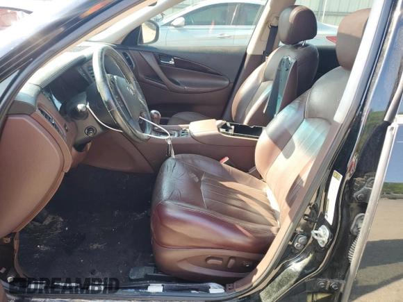 2012 Infiniti EX35 Journey with VIN JN1AJ0HP6CM400731, listed as a Copart auction lot 52184845 with 0 mi miles and Salvage Title. Bid and sale history available at carsss.com. Image 7.