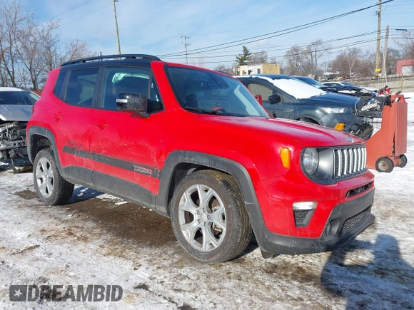 2023 Jeep Renegade Limited with VIN ZACNJDD11PPP35035, listed as a IAAI auction lot 41355944 with Not provided miles and . Bid and sale history available at DreamBid. Image 1.