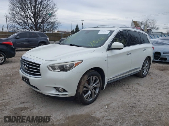 2015 Infiniti QX60 with VIN 5N1AL0MM5FC526488, listed as a IAAI auction lot 41511123 with 118,220 mi miles and . Bid and sale history available at DreamBid. Image 17.