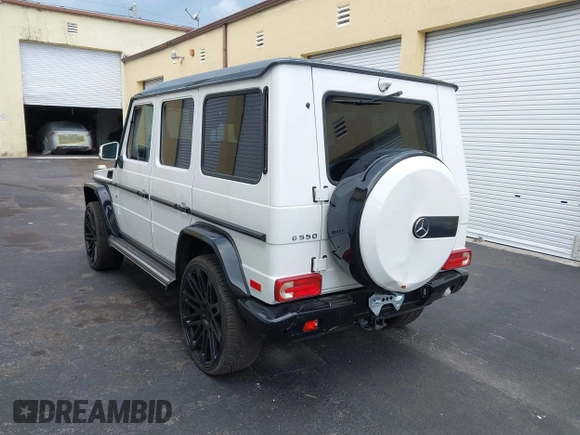 2017 Mercedes-Benz G 550 z VIN WDCYC3KF5HX280749, wystawiony jako IAAI lot #42648445 z przebiegiem 75 967 mil mil oraz . Historia ofert i sprzedaży dostępna na DreamBid. Obrazek 3.
