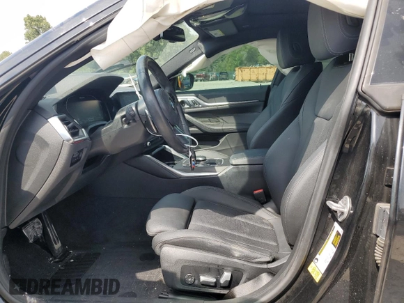 2023 BMW 4 Series M440i with VIN WBA63AW04PFP17973, listed as a Copart auction lot 63539124 with 23,425 mi miles and Salvage title. Bid and sale history available at DreamBid. Image 7.