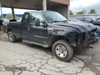 2008 Ford F-250 with VIN 1FDSX21568EE47176, listed as a Copart auction lot 54058325 with 169,671 mi miles and Salvage title. Bid and sale history available at DreamBid. Image 4.