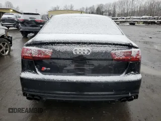 2018 Audi S6 Premium Plus with VIN WAUFFAFC9JN037615, listed as a Copart auction lot 85506084 with 76,456 mi miles and Salvage Title. Bid and sale history available at carsss.com. Image 6.