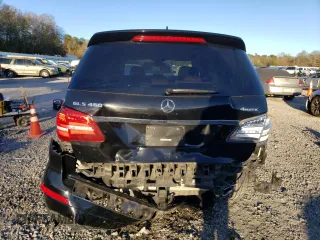 2018 Mercedes-Benz GLS with VIN 4JGDF6EE2JB165363, listed as a Copart auction lot 80603163 with 81,218 mi miles. Bid and sale history available at carsss.com. Image 6.