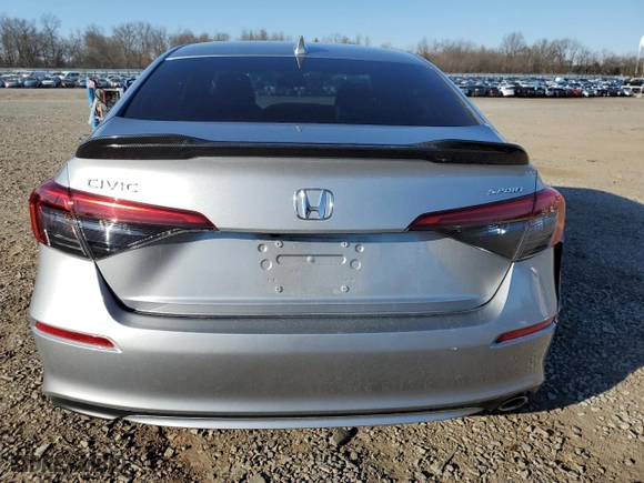 2024 Honda Civic Sedan Sport with VIN 2HGFE2F51RH504626, listed as a Copart auction lot 46543085 with 10,928 mi miles and Salvage Title. Bid and sale history available at carsss.com. Image 6.