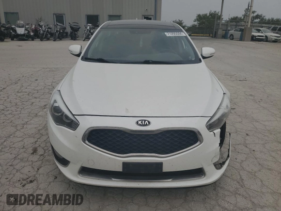 2014 Kia Cadenza Premium with VIN KNALN4D78E5163189, listed as a Copart auction lot 71295594 with 201,785 mi miles and Salvage Title. Bid and sale history available at carsss.com. Image 5.